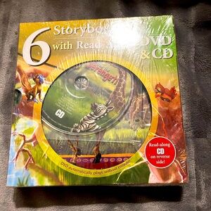 Six story books with read a long DVD